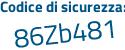 Il Codice di sicurezza è b338Z segue 32 il tutto attaccato senza spazi