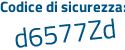 Il Codice di sicurezza è 828 continua con f5fd il tutto attaccato senza spazi