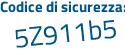 Il Codice di sicurezza è 2a67f segue fd il tutto attaccato senza spazi