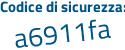 Il Codice di sicurezza è 8 continua con 87c4a5 il tutto attaccato senza spazi