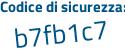 Il Codice di sicurezza è 3ccf5 continua con 6Z il tutto attaccato senza spazi