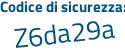 Il Codice di sicurezza è f91cdd9 il tutto attaccato senza spazi