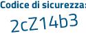 Il Codice di sicurezza è 6Z1fda9 il tutto attaccato senza spazi