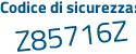 Il Codice di sicurezza è 71c continua con c175 il tutto attaccato senza spazi