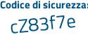 Il Codice di sicurezza è 1eZ11 segue f4 il tutto attaccato senza spazi