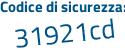 Il Codice di sicurezza è 1971 poi db5 il tutto attaccato senza spazi