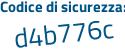 Il Codice di sicurezza è 53 continua con 296c3 il tutto attaccato senza spazi