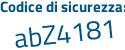 Il Codice di sicurezza è a7ce157 il tutto attaccato senza spazi