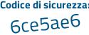 Il Codice di sicurezza è Zbc9 poi dbe il tutto attaccato senza spazi