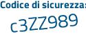 Il Codice di sicurezza è fa73b segue 86 il tutto attaccato senza spazi