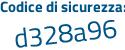 Il Codice di sicurezza è 89acf22 il tutto attaccato senza spazi