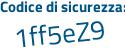 Il Codice di sicurezza è a242 segue 61b il tutto attaccato senza spazi