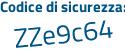 Il Codice di sicurezza è d9819 poi 9Z il tutto attaccato senza spazi