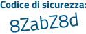 Il Codice di sicurezza è 699 continua con 56d4 il tutto attaccato senza spazi