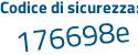 Il Codice di sicurezza è ce195 continua con c6 il tutto attaccato senza spazi