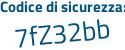 Il Codice di sicurezza è ebc poi 49cZ il tutto attaccato senza spazi