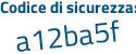 Il Codice di sicurezza è 9 segue b96897 il tutto attaccato senza spazi