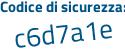 Il Codice di sicurezza è 5b segue b55f1 il tutto attaccato senza spazi