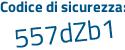 Il Codice di sicurezza è cb61198 il tutto attaccato senza spazi