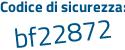 Il Codice di sicurezza è f9aa732 il tutto attaccato senza spazi