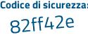 Il Codice di sicurezza è Z segue 23bf9c il tutto attaccato senza spazi