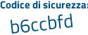 Il Codice di sicurezza è e26a1 continua con 6d il tutto attaccato senza spazi