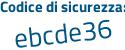 Il Codice di sicurezza è fZf6e segue b3 il tutto attaccato senza spazi