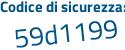 Il Codice di sicurezza è dcc1b poi 2f il tutto attaccato senza spazi