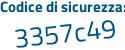 Il Codice di sicurezza è 83fc18e il tutto attaccato senza spazi