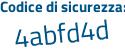 Il Codice di sicurezza è ff4e978 il tutto attaccato senza spazi