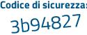 Il Codice di sicurezza è 6d7a568 il tutto attaccato senza spazi