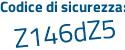 Il Codice di sicurezza è 2f poi 32ca9 il tutto attaccato senza spazi