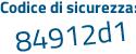 Il Codice di sicurezza è 8824b2a il tutto attaccato senza spazi