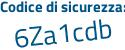 Il Codice di sicurezza è ca5 poi df75 il tutto attaccato senza spazi