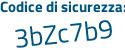 Il Codice di sicurezza è 2f segue 91dcb il tutto attaccato senza spazi