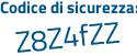 Il Codice di sicurezza è e7 poi 7d79a il tutto attaccato senza spazi