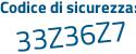 Il Codice di sicurezza è bb3c segue 248 il tutto attaccato senza spazi