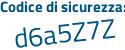 Il Codice di sicurezza è 7864868 il tutto attaccato senza spazi