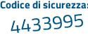 Il Codice di sicurezza è Z continua con ba4686 il tutto attaccato senza spazi