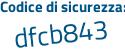 Il Codice di sicurezza è 121ebdZ il tutto attaccato senza spazi