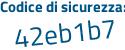 Il Codice di sicurezza è 85 segue 66198 il tutto attaccato senza spazi