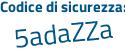 Il Codice di sicurezza è a3b segue c3ec il tutto attaccato senza spazi