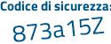 Il Codice di sicurezza è 95 segue 4efdd il tutto attaccato senza spazi