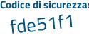 Il Codice di sicurezza è Z2a8212 il tutto attaccato senza spazi