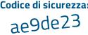 Il Codice di sicurezza è 29 continua con bZ8ca il tutto attaccato senza spazi