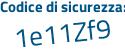 Il Codice di sicurezza è 815 continua con 3619 il tutto attaccato senza spazi