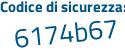 Il Codice di sicurezza è eZ poi 89c8a il tutto attaccato senza spazi