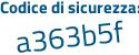 Il Codice di sicurezza è e poi 49Z2aZ il tutto attaccato senza spazi