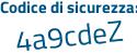 Il Codice di sicurezza è 62 segue 13ee6 il tutto attaccato senza spazi