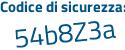 Il Codice di sicurezza è 58af3 poi 4f il tutto attaccato senza spazi